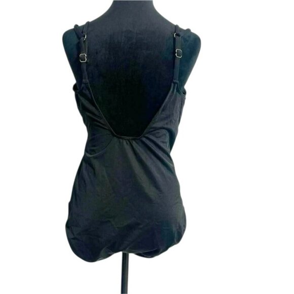 Miraclesuit Size 16  Black One Piece Swimsuit Slimming Flattering Plus Size - Picture 6 of 10